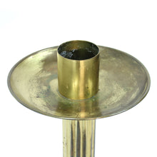Load image into Gallery viewer, Ivar Ålenius-Bjök, large brass candle holder, Ystad Metall, 1960s