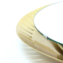 Load image into Gallery viewer, Italian backlit brass mirror by Stilnovo, 1960s