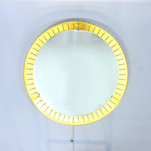 Load image into Gallery viewer, Italian backlit brass mirror by Stilnovo, 1960s