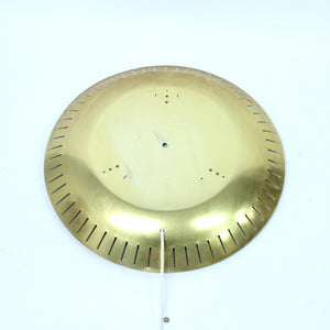 Italian backlit brass mirror by Stilnovo, 1960s
