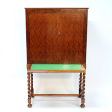 Load image into Gallery viewer, Swedish Modern bar cabinet in Mahogany and root veneer, 1940s