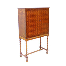 Load image into Gallery viewer, Swedish Modern bar cabinet in Mahogany and root veneer, 1940s