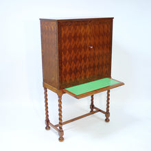 Load image into Gallery viewer, Swedish Modern bar cabinet in Mahogany and root veneer, 1940s
