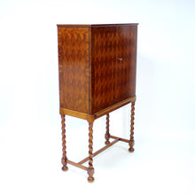 Load image into Gallery viewer, Swedish Modern bar cabinet in Mahogany and root veneer, 1940s