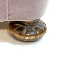Load image into Gallery viewer, Oversized Swedish Modern Lounge chair in grey velvet, 1940s