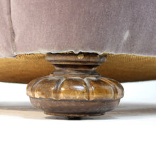 Load image into Gallery viewer, Oversized Swedish Modern Lounge chair in grey velvet, 1940s
