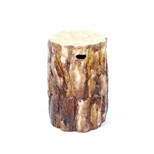 Load image into Gallery viewer, Large, life size Majolica stump / sculpture, attr. Gustavsberg ca 1900