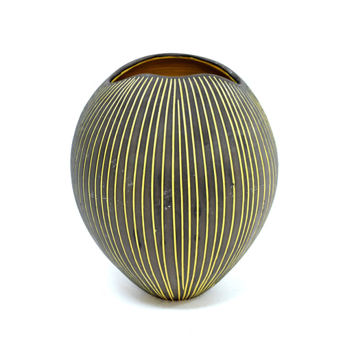 Hjördis Oldfors, large Kokos earthenware vase, Upsala Ekeby, 1950s