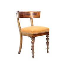 Load image into Gallery viewer, Mahogany and leather Klismos chair, early 20th century