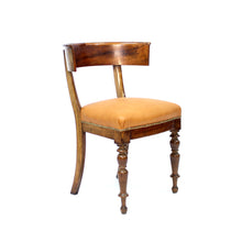 Load image into Gallery viewer, Mahogany and leather Klismos chair, early 20th century