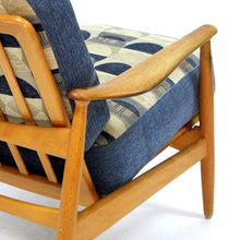 Load image into Gallery viewer, Arne Vodder, FD 161 teak and beech loung chair, France &amp; Son, Denmark, 1960s