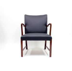 Danish 1756 Easy Chair by Ole Wanscher for Fritz Hansen, 1940s