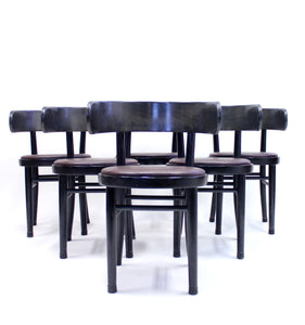Chairs by Werner West for Wilhelm Schauman Ltd, circa 1940s, Set of 6