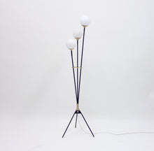 Load image into Gallery viewer, Vintage Swedish 3-Light Floor Lamp on a Tripod Base, 1950s