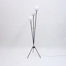 Load image into Gallery viewer, Vintage Swedish 3-Light Floor Lamp on a Tripod Base, 1950s