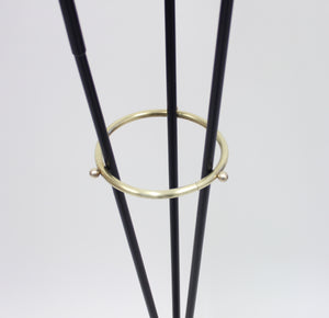 Vintage Swedish 3-Light Floor Lamp on a Tripod Base, 1950s