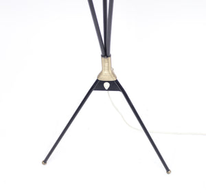 Vintage Swedish 3-Light Floor Lamp on a Tripod Base, 1950s