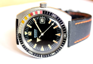 Tevomatic vintage diver, 39mm, 1970s
