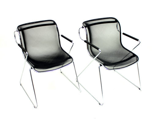 Penelope chair by Charles Pollock for Castelli, set of 2