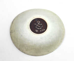 Carl-Harry Stålhane, green ceramic bowl, Rörstrand, 1950s