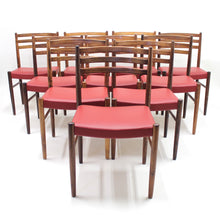 Load image into Gallery viewer, Rosewood &amp; Leather Chairs by Nils Jonsson for Troeds, 1960s, Set of 10