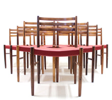 Load image into Gallery viewer, Rosewood &amp; Leather Chairs by Nils Jonsson for Troeds, 1960s, Set of 10