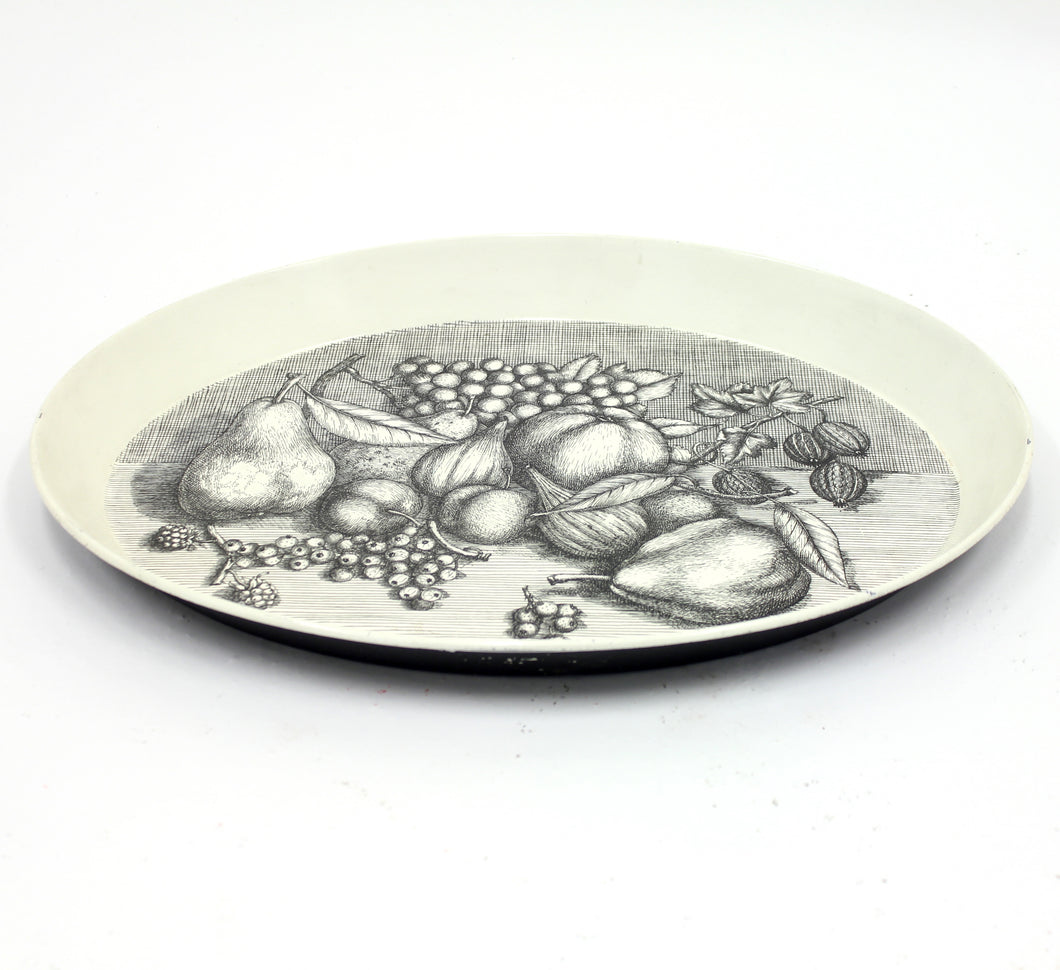 Vintage Tray with Fruit Motif by Atelier Fornasetti, 1970s