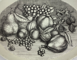 Vintage Tray with Fruit Motif by Atelier Fornasetti, 1970s