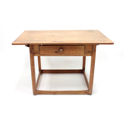 Rustic mid 19th century antique Swedish pine table