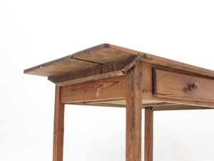 Rustic mid 19th century antique Swedish pine table