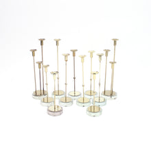 Load image into Gallery viewer, Gunnar Ander, set of 11 candle holders for Ystad Metall, 1960s