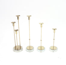 Load image into Gallery viewer, Gunnar Ander, set of 11 candle holders for Ystad Metall, 1960s