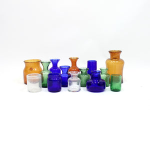 Erik Höglund, set of 14 vases for Boda, 1950s