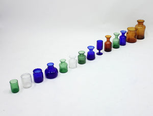 Erik Höglund, set of 14 vases for Boda, 1950s