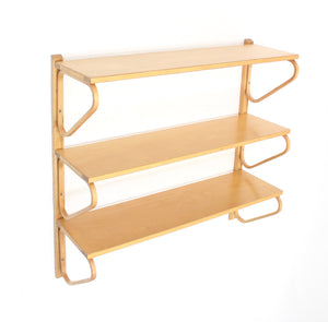 Alvar Aalto, rare shelf, Artek Hedemora, ca 1950