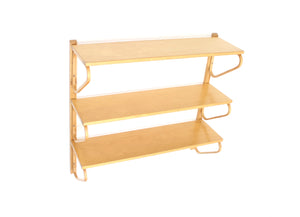 Alvar Aalto, rare shelf, Artek Hedemora, ca 1950