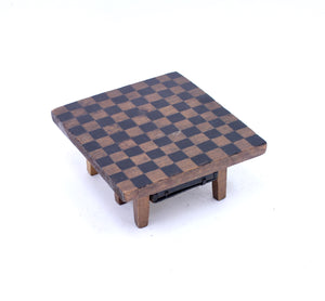 19th century rustic antique pine game board, ca 1840