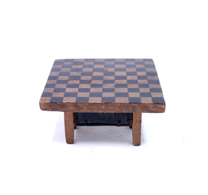 19th century rustic antique pine game board, ca 1840