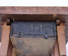 Load image into Gallery viewer, 19th century rustic antique pine game board, ca 1840