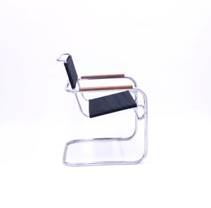 Tubular steel armchair, model KS 41g, after Anton Lorentz, 1930s