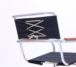 Tubular steel armchair, model KS 41g, after Anton Lorentz, 1930s
