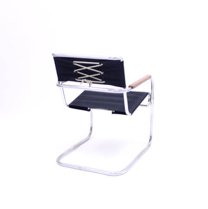 Tubular steel armchair, model KS 41g, after Anton Lorentz, 1930s