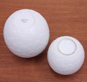 Gertrud Lönegren, rare set of 2 Capri vases for Rörstrand, 1950s