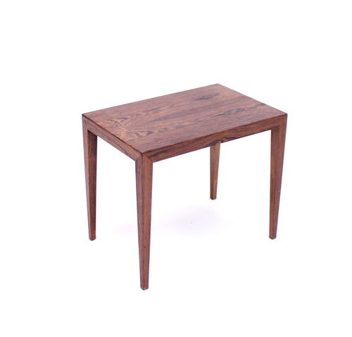 Severin Hansen, rosewood side/lamp table for Haslev, Denmark, 1960s