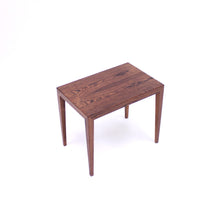 Load image into Gallery viewer, Severin Hansen, rosewood side/lamp table for Haslev, Denmark, 1960s