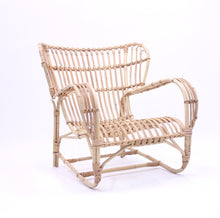 Load image into Gallery viewer, Viggo Boesen, bamboo &amp; rattan easy chair, 1960s