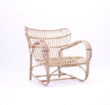 Load image into Gallery viewer, Viggo Boesen, bamboo &amp; rattan easy chair, 1960s