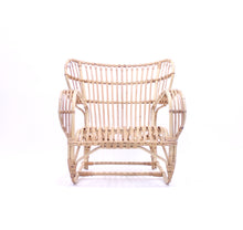 Load image into Gallery viewer, Viggo Boesen, bamboo &amp; rattan easy chair, 1960s