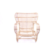 Load image into Gallery viewer, Viggo Boesen, bamboo &amp; rattan easy chair, 1960s