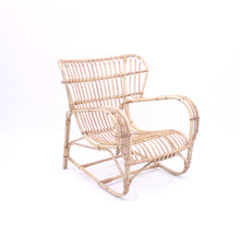 Load image into Gallery viewer, Viggo Boesen, bamboo &amp; rattan easy chair, 1960s